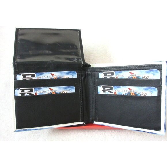 Anime Ramen Noodle Bowl Feast Handcrafted Bi-Fold Vegan Leather Wallet Gift Box - Picture 3 of 5